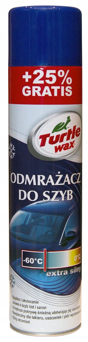 TURTLE WAX ODMRAŻACZ DO SZYB - SPRAY - 600 ml