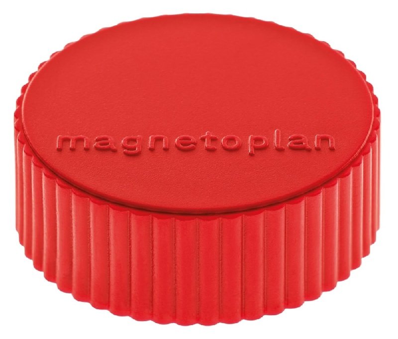 magnetoplan Magnetoplan Magnum magnesy, średnica 34 mm, 10 sztuk, czerwony 9000483168