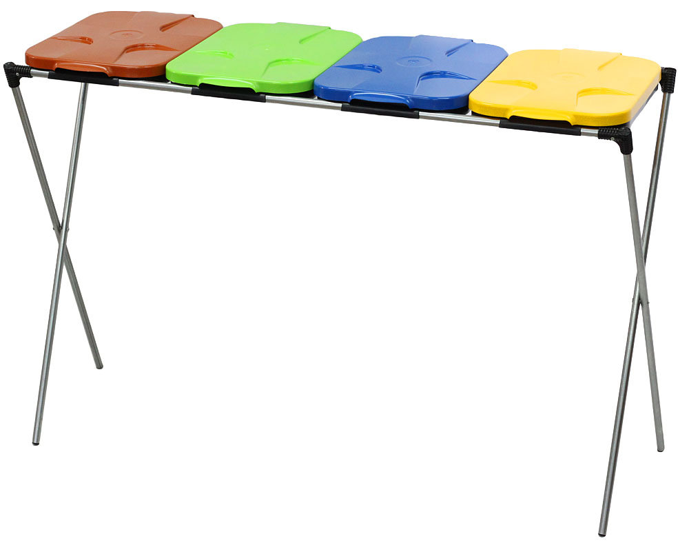 Stojak Kosz na 4 worki na śmieci do segregacji