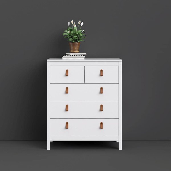 Komoda Madrid 3+2, biały mat