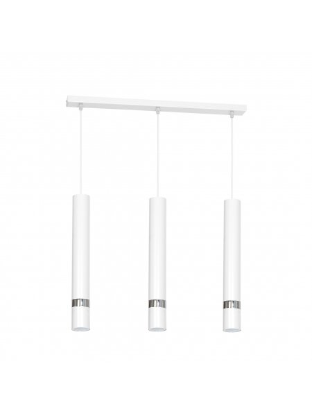 Luminex Lampa wisząca zwis żyrandol Joker 3x8W GU10 biały 9490