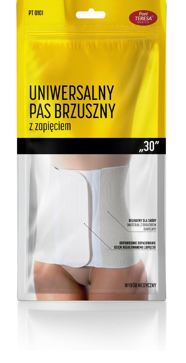 Pani Teresa pas brzuszny uniwersalny 30 rozmiar S 80-90 cm 1 szt