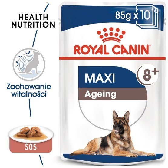 Royal Canin Pies Maxi Ageing 8+ Saszetka 140g
