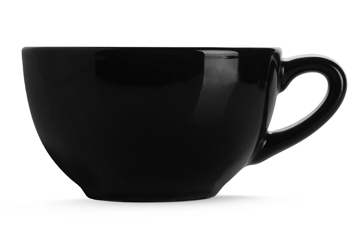 Filiżanka do herbaty LUPIN czarny, 400, ceramika