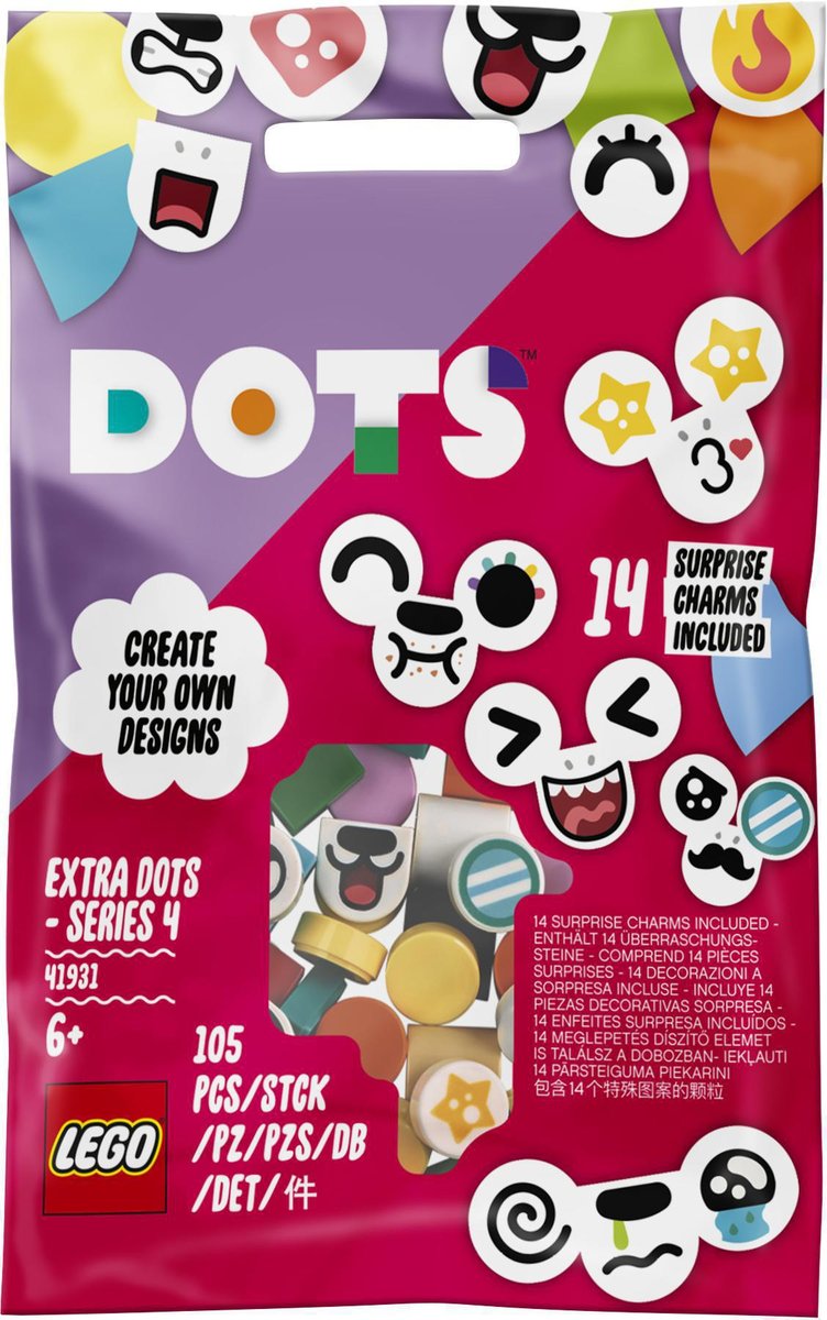 LEGO Dots Dodatki DOTS seria 4 41931