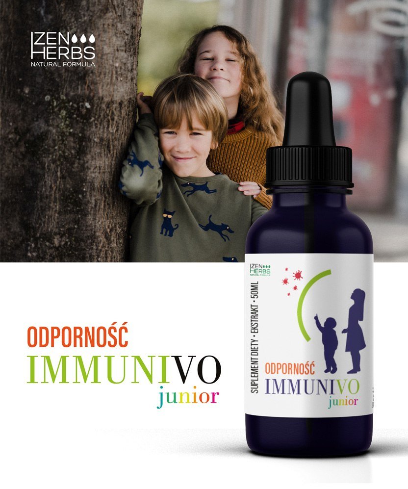 Immunivo Junior| Odporność Wyciąg 50 Ml, Organis