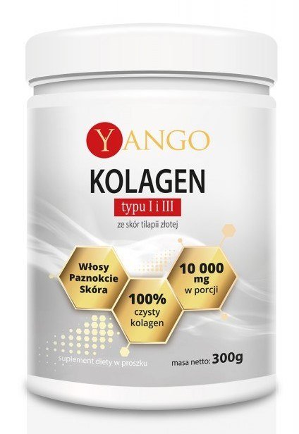 YANGO YANGO KOLAGEN RYBI TYPU I i III WŁOSY,SKÓRA 300G