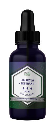 IZen Herbs Ekstrakt z Lukrecji Wyciąg z Korzenia 50ml iZen Herbs