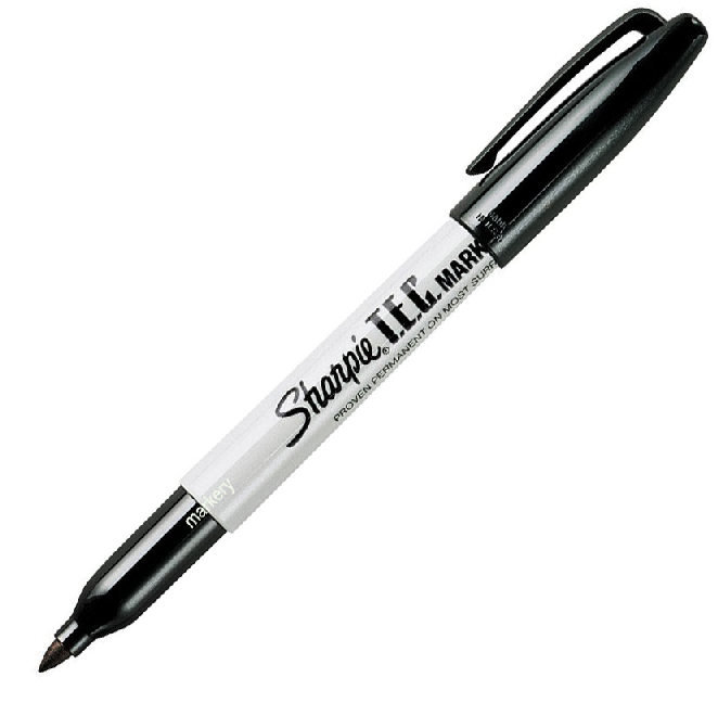 Sharpie TEC Certyfikat Marker permanentny Czarny