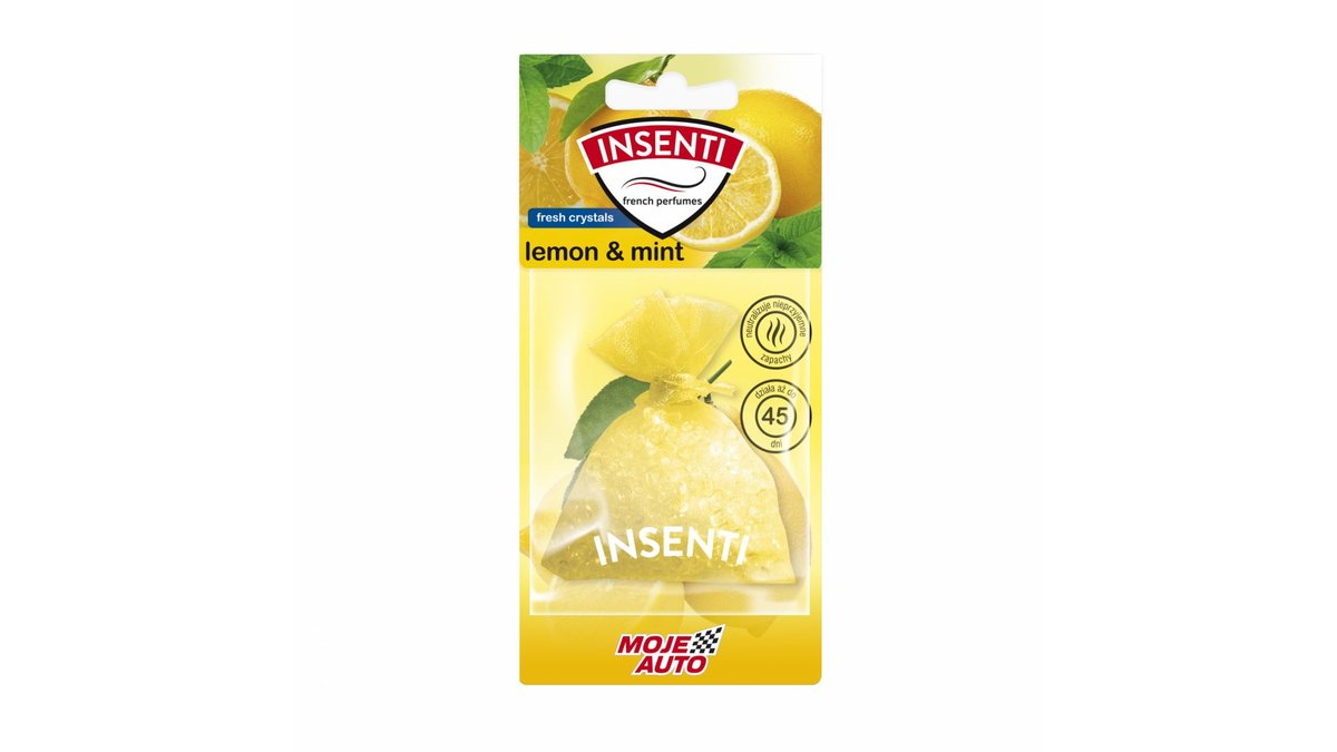 Moje Auto Woreczki zapachowe Moje Auto Insenti Lemon&Mint 20g 15-006 15-006