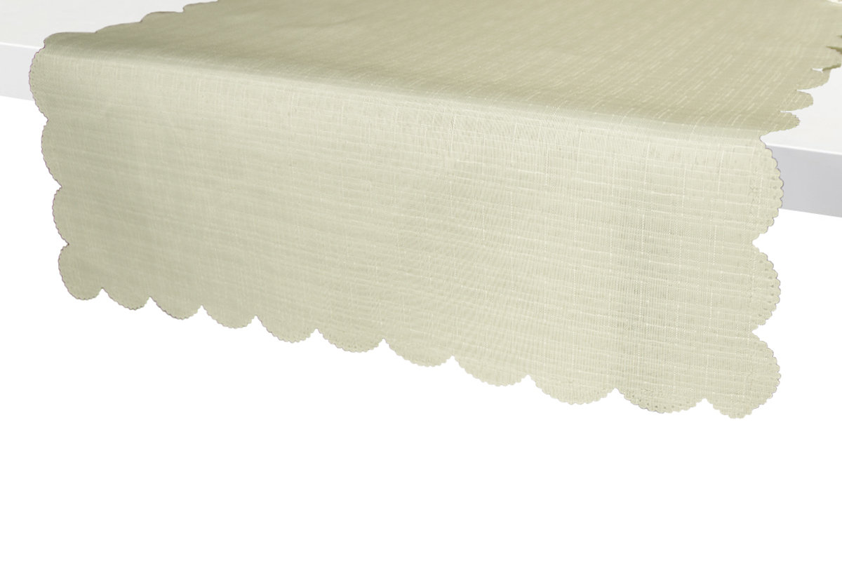 Bieżnik FIBRETI ecru, 40x120, 100% poliester