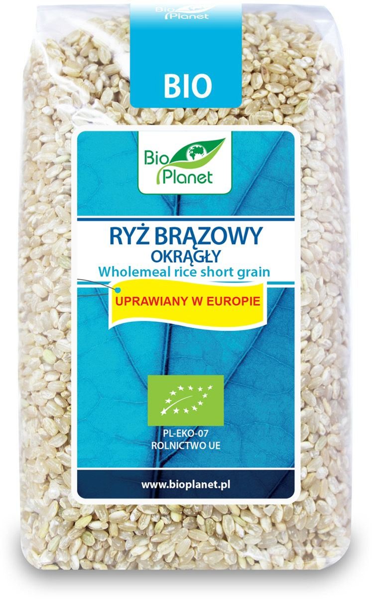 Bio Planet Ryż pełnoziarnisty jest najmniej przetworzony, dzięki czemu zawiera w