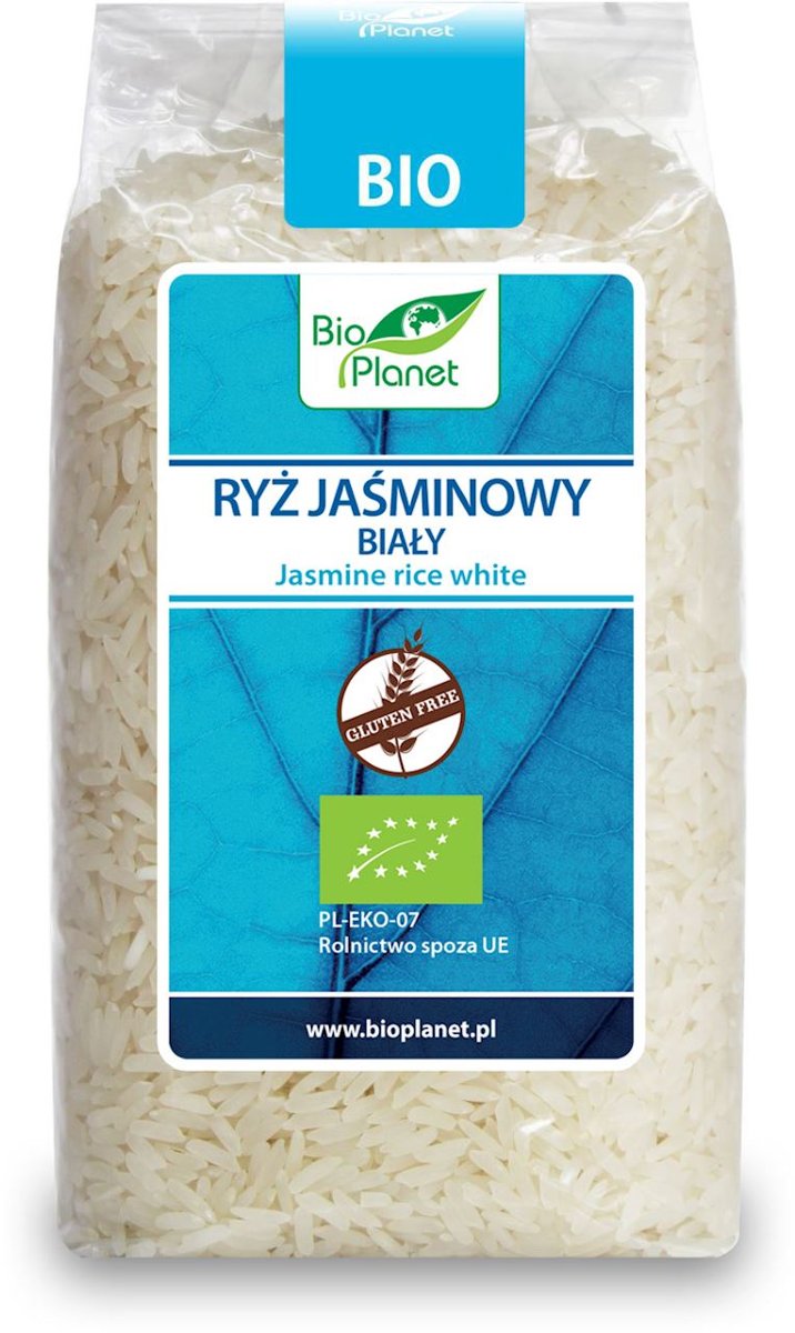 Bio Planet Ekologiczny ryż jaśminowy biały. Charakteryzuje się delikatnym jaśmin