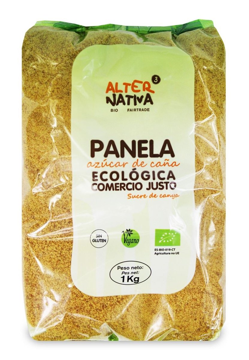 Bio Planet ALTERNATIVA Dystrybutor: S.A., Wilkowa CUKIER TRZCINOWY PANELA BIO 1 kg - ALTERNATIVA