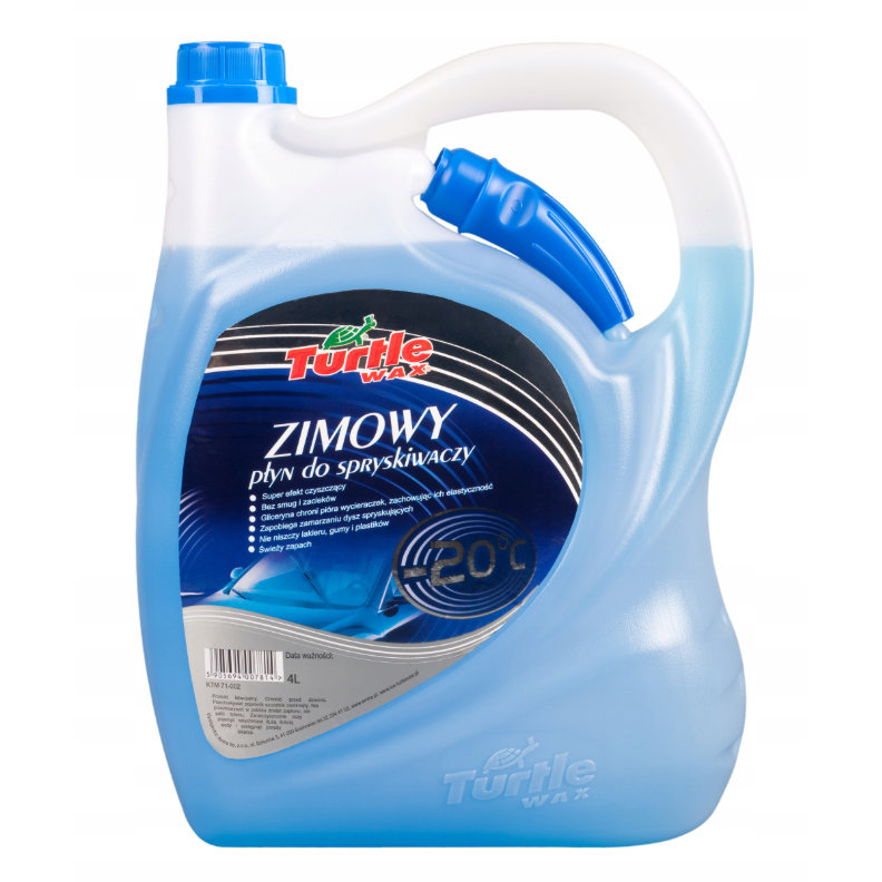 Turtle Wax płyn do spryskiwaczy zimowy 20ST 4L z lejkiem 71-002