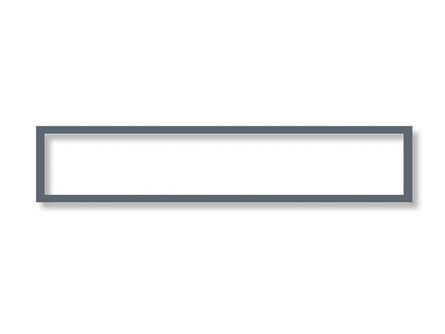 Magnetoplan Koszulka magnetyczna 232x52mm ramka szara 5szt 1131701