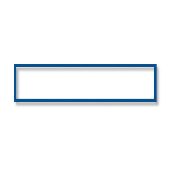 Magnetoplan Koszulka magnetyczna 319x52mm ramka niebieska 5szt 1131803