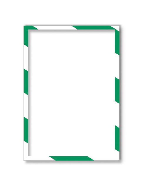 Magnetoplan Koszulka magnetyczna A3 ramka zielono-biała 5szt 1131345
