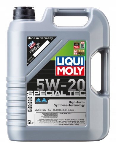 Olej silnikowy LIQUI MOLY SPECIAL TEC AA 20793 +, 5W20, 5L