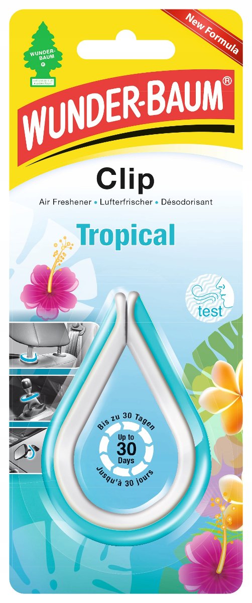 Wunderbaum Wunder-Baum 97183 odświeżacz powietrza Clip Tropical 97183