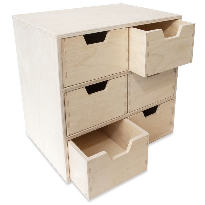 Organizer na biurko, 6 szuflad, 28,5 x 20 x 28,5 cm