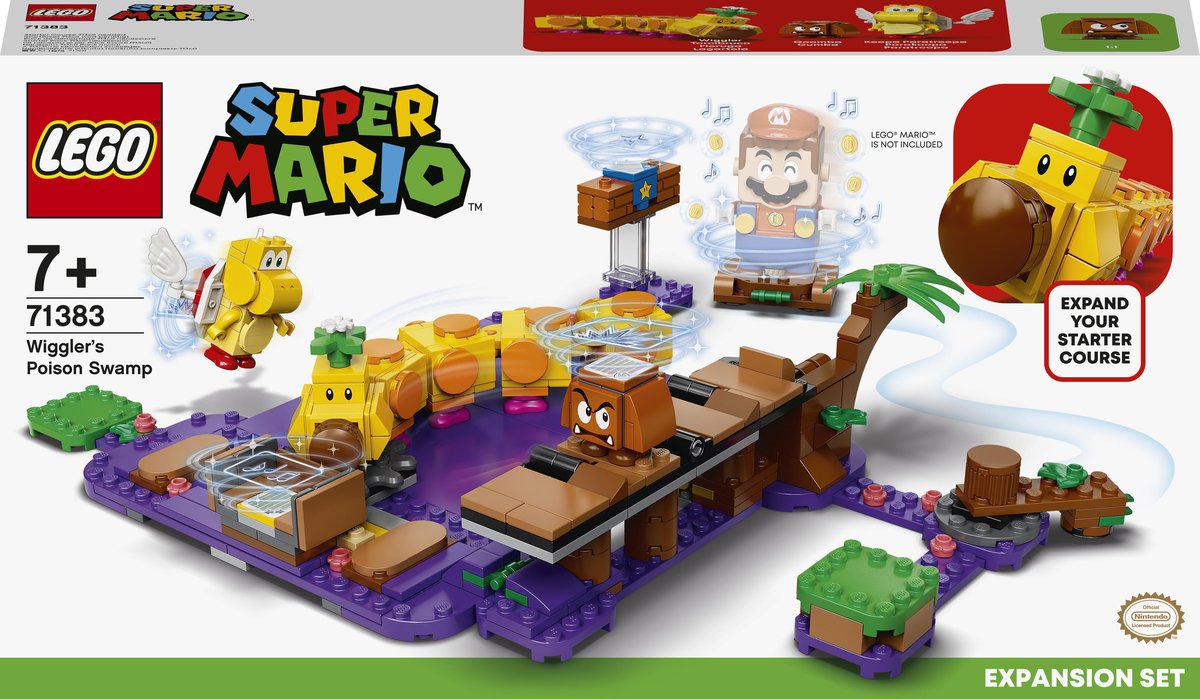 LEGO Super Mario Trujące bagno Wigglera zestaw dodatkowy 71383