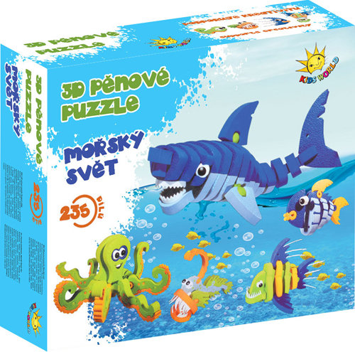 Puzzle 3D Piankowe Klocki Przestrzenne Zwierzątka