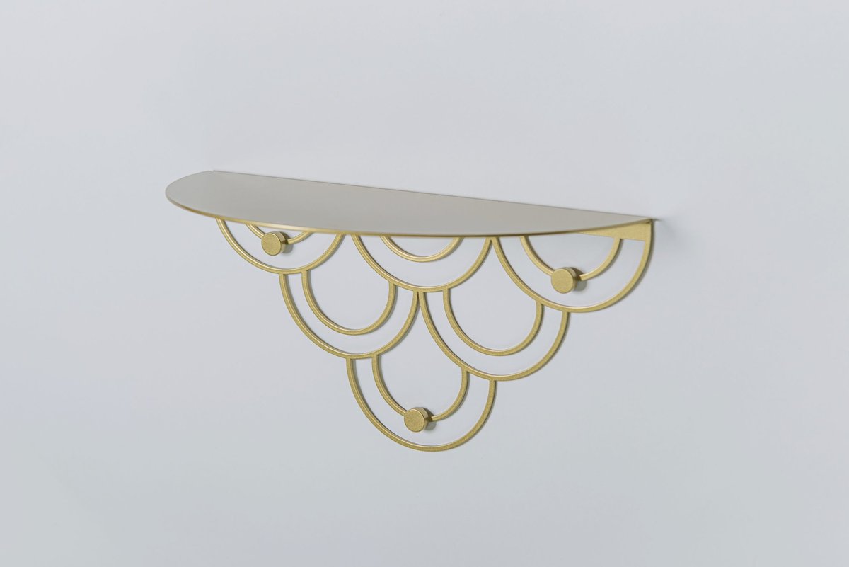 POLYHEDRA Półka Husk / PS Black F.202291