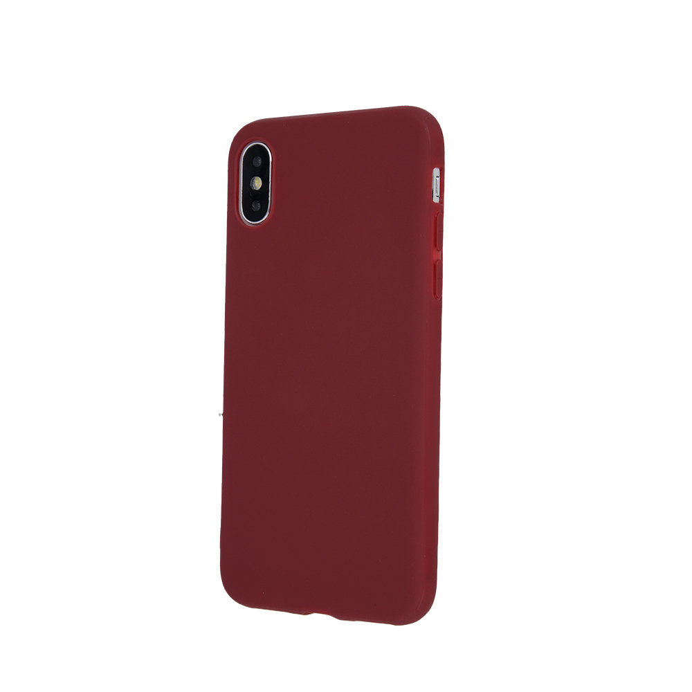 TelForceOne Nakładka Matt TPU do iPhone 7 / 8 / SE 2 burgundowa
