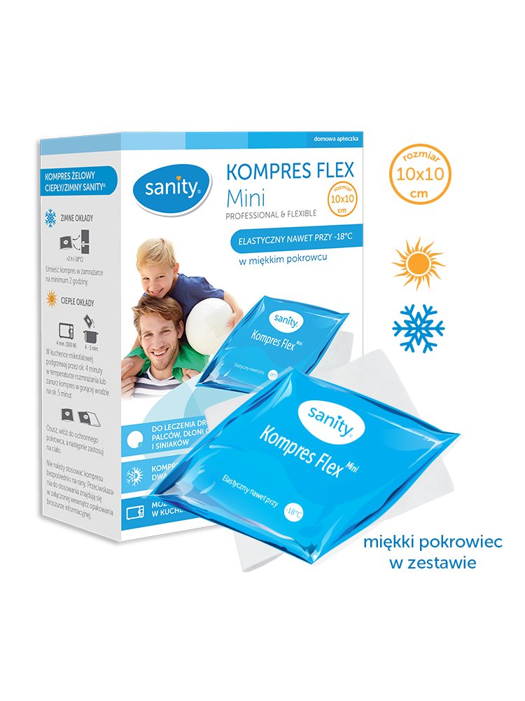 Фото - Інше для медицини Sanity Mini Kompres Flex żelowy  - 1 sztuka (10x10cm)