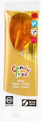 Candy Tree (lizaki, cukierki, żelki) LIZAKI O SMAKU KLONOWYM BEZGLUTENOWE BIO 13 g - CU-CT-948517