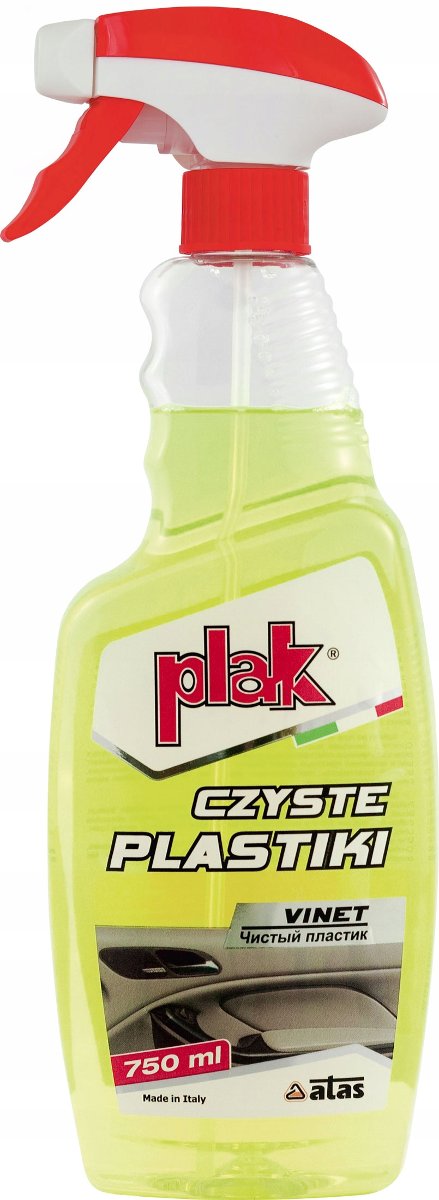 Фото - Поліроль ATAS PLAK Vinet 750ml - płyn do mycia plastików wewnątrz 