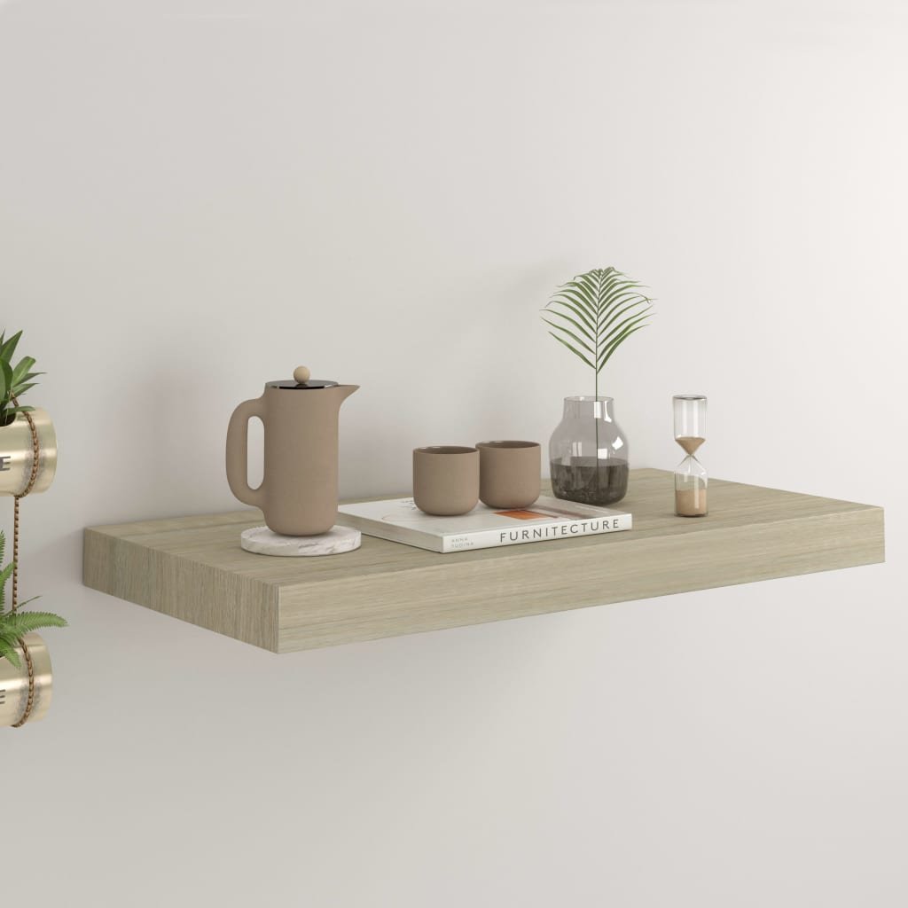 vidaXL vidaXL Półka ścienna, kolor dębowy, 50 x 23 x 3,8 cm, MDF
