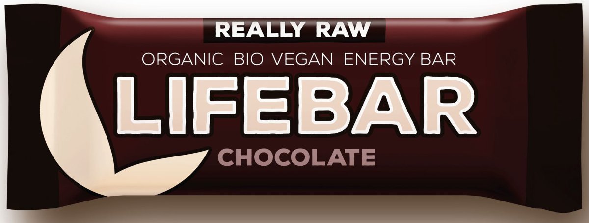 LIFEFOOD BATON CZEKOLADOWY RAW BEZGLUTENOWY BIO 47 g - LIFEFOOD