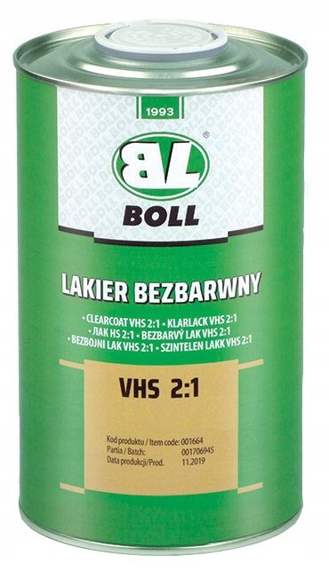 BOLL 001664 LAKIER BEZBARWNY VHS 2:1 1000ml 001664