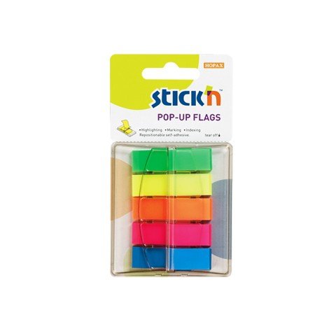 Zakładki Stick'n 12 X 45 Mm 5 Kolorów (5 X 40)