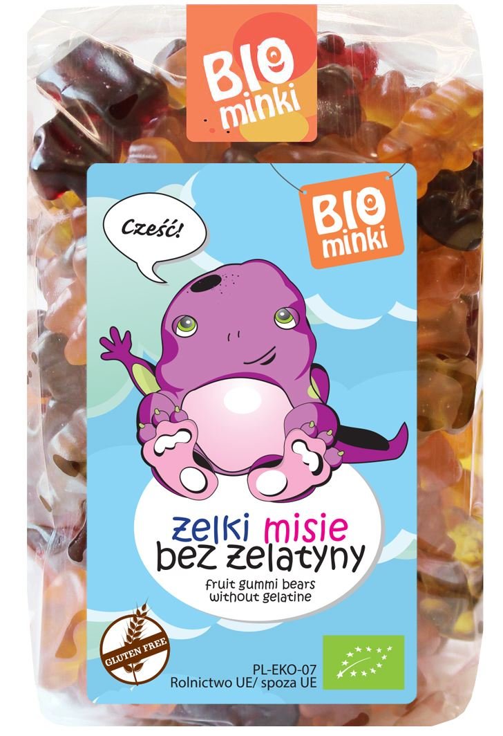 Biominki ŻELKI (MISIE) BEZ ŻELATYNY BIO 400 g -