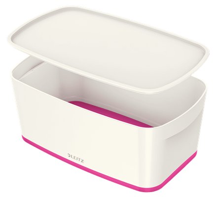 Leitz Pojemnik mały MyBox z pokrywką - biało-szary 52291001