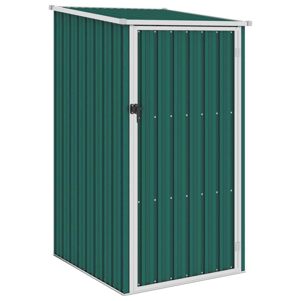 vidaXL Szopa ogrodowa zielona 87x98x159 cm stal galwanizowana  46289