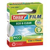 TESA Taśma samoprzylepna Tesafilm Eco & Clear DxS) 33 m x 19 mm 57043-00000-00 1 Rolka(ek)
