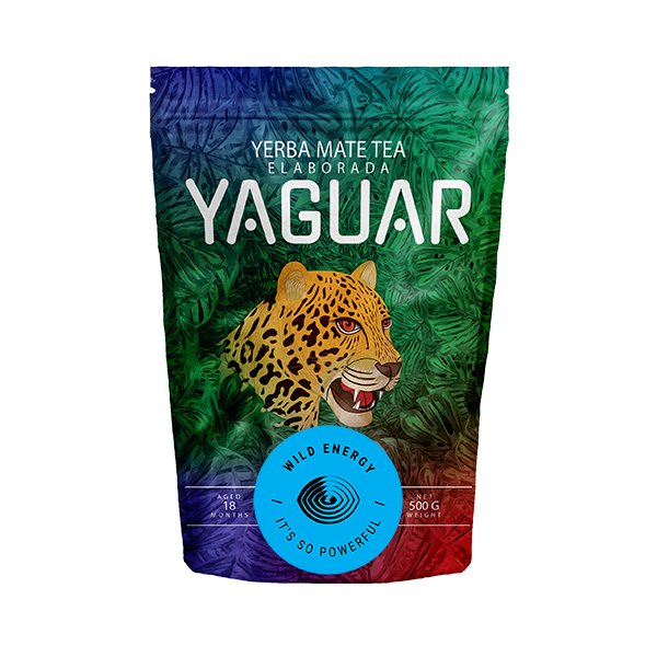 Yerba Mate Yaguar Wild Energy, Energia 0.5kg