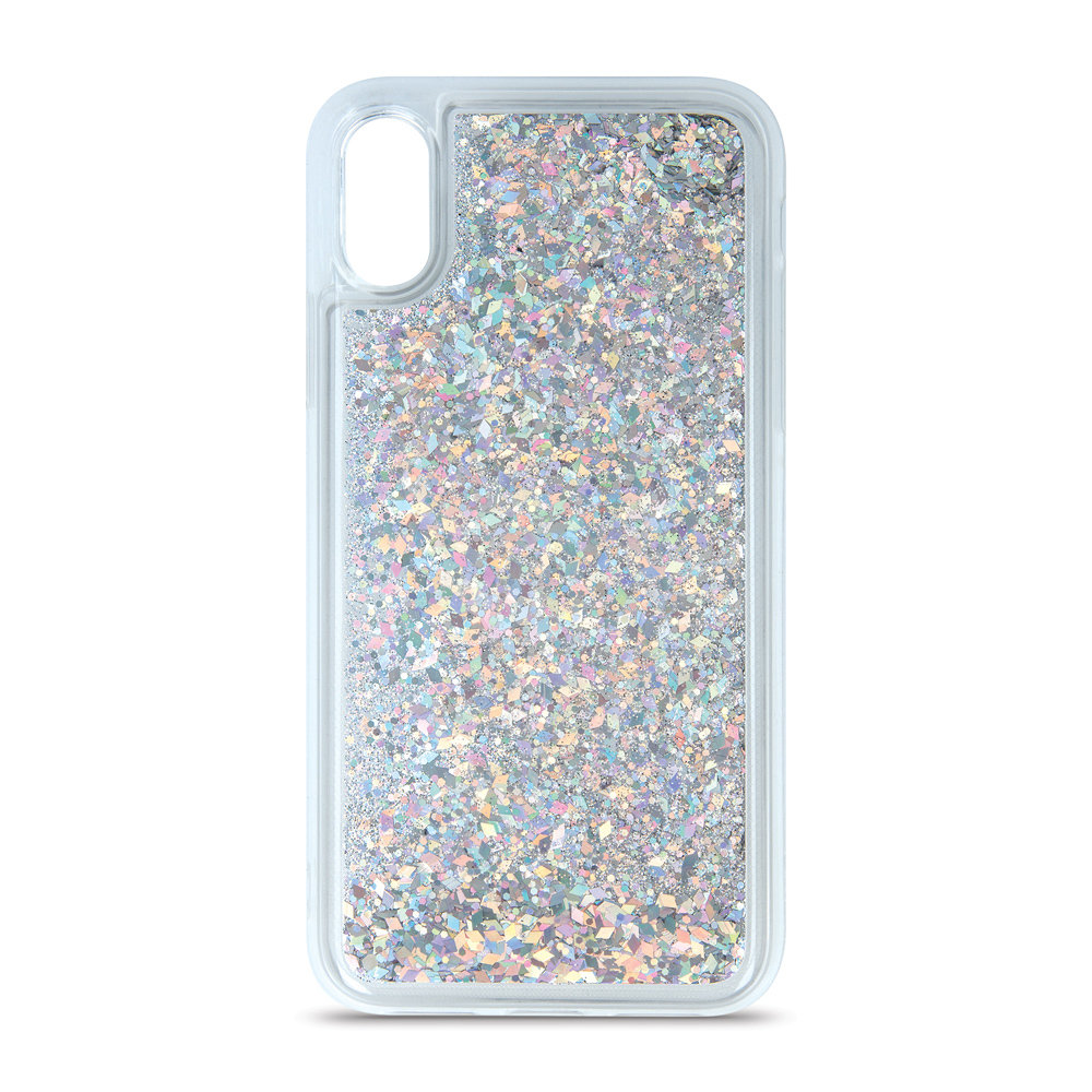 TelForceOne Nakładka Liquid Sparkle Tpu Do Huawei P30 Lite Srebrna 10984_GSM041825 [11891702]