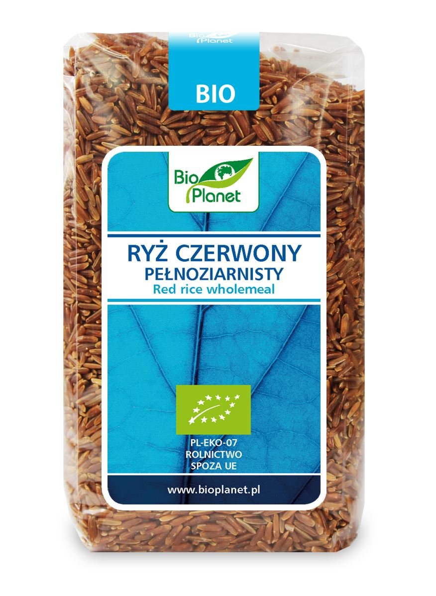 Bio Planet seria NIEBIESKA RYŻ CZERWONY PEŁNOZIARNISTY BIO 500 g -