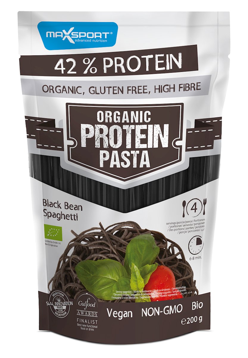 Organic Protein Pasta Makaron spaghetti z czarnej fasoli 200 g