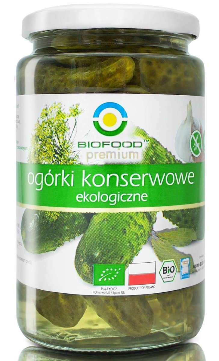 Bio Food OGÓRKI KONSERWOWE BIO 700 g -