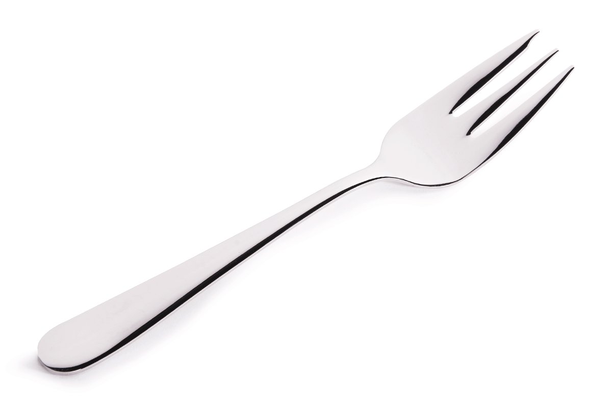 Widelec do ciasta BRYON srebrny, 14,3, stal nierdzewna