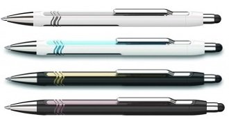 Schneider Długopis automatyczny Epsilon Touch, XB, czarny/różowy SR138704