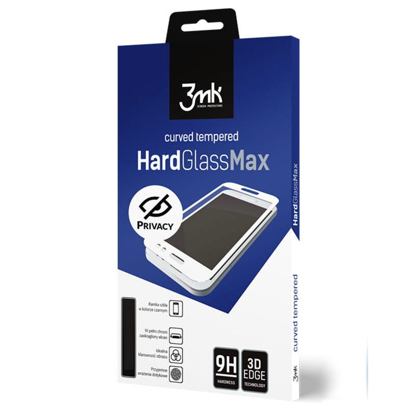 3MK Hardglass Max Privacy do iPhone 6s czarny (MAXGLAPRIVIP6SBL)