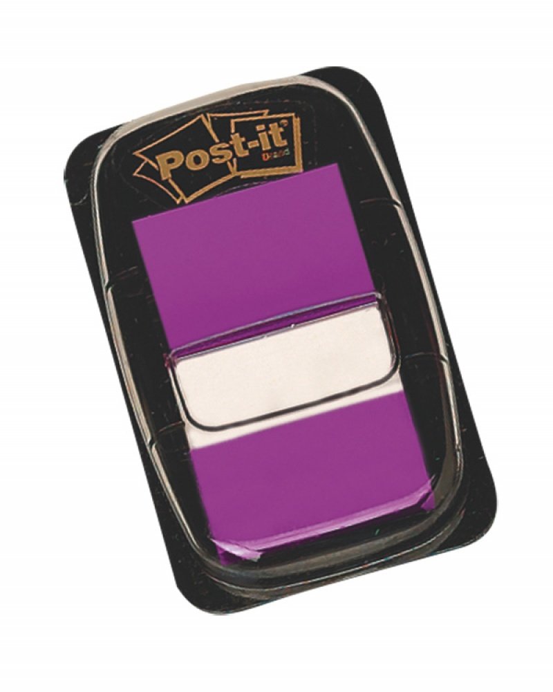Zakładki Post-It 25 X 43 Mm 680-8 Purpurowe 50 Kartek