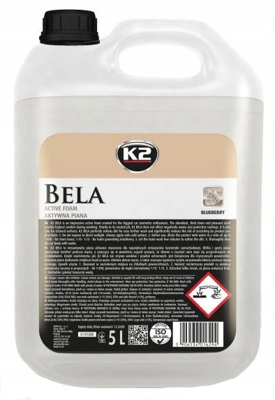 K2 Bela Aktywna Piana Efekt Śniegu Blueberry - 5L